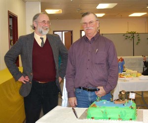 Larry Covey (r) with Patrick Ellis