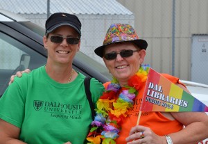 Cindy Miller (W. K. Kellogg Health Sciences Library) and Judy MacDonald (Hardware Services, located in the Killam Library).