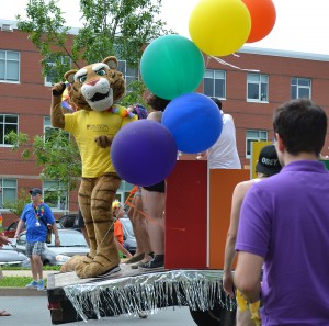 Even the Tiger got in on the parade.
